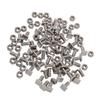 50 Sets Greenhouse Nuts and Bolts, Stainless Steel Ex Nuts and T Bolts Greenhouse Screws M6 X 13 Screws M6 Nuts Tool Assortment Set for Installing