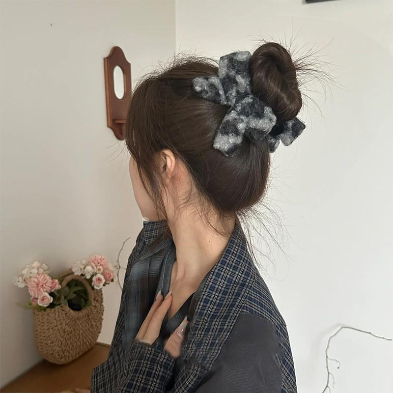 Cloud Bubble Extra Large Bow Hair Clip - High-End 2025 Claw for Women