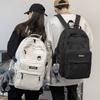 Schoolbag Schoolbag Men Ins Backpack Women Ulzzang High School College Students Versatile Large Capacity Multi-layer Casual Backpack Lightweight
