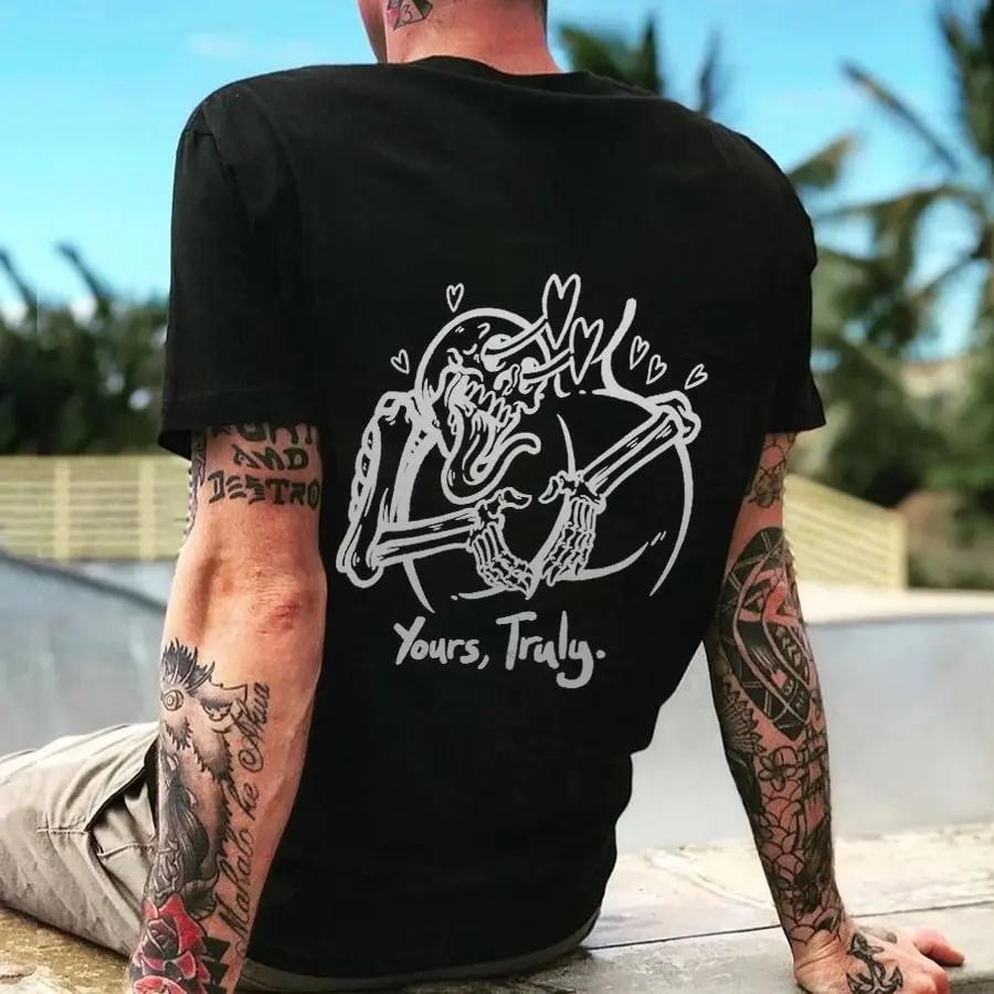 New Style Summer Quick Dry Men's 3D Printed Casual Comfortable O Collar Short Sleeve Loose Street Personality Loose Top Popular