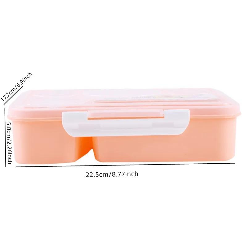 

Fashion Bento Box Lunch Adult LunchBox Containers For Toddler Kids Adults 5 Compartments Students School Office 5 рожевий