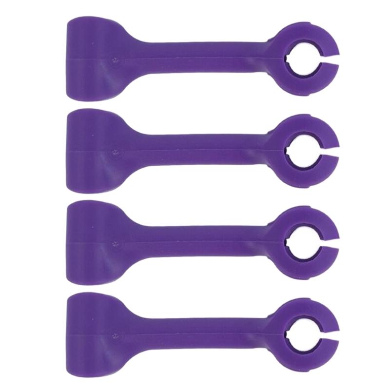Molded Plastic Wine Glass Placement Aids with Split Ends for Kitchen Cabinets, Dining Storage and Beverage Stations
