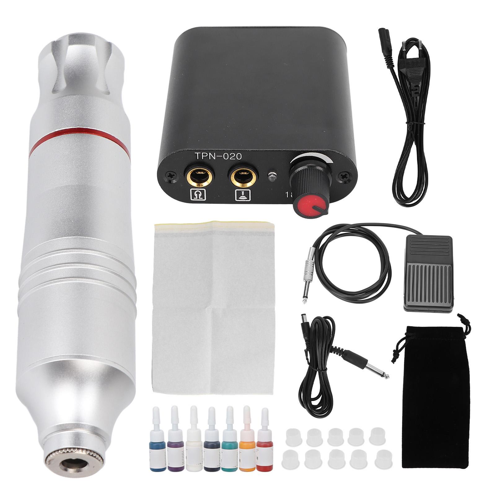 

Вращающаяся тату-машинка с интерфейсом для ручки, зажимом для шнура, блок питания для тату-машинки, набор для тату-машинки 9 EU Plug