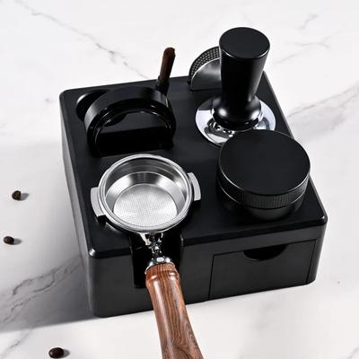 Stanice pro pěchování kávy 51mm 54mm 58mm Držák na portafiltr Stojan Podložka pro Delonghi Breville E61 Espresso Příslušenství Baristické nástroje