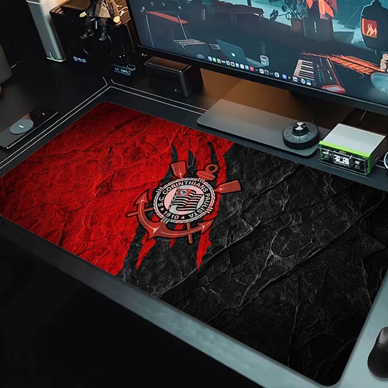 Corinthians Paulistinha Mouse Pad Large Gaming Table Cushion Non-slip Laptop Tablet Big Mousepad XXL Mat Mini PC Playmat With Lock edge_XIA