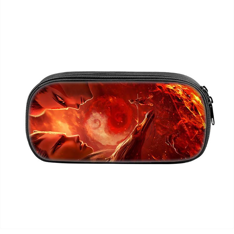 Nezha Birth Of The Demon Child Pencil Case For Kids Compact Storage With Cartoon Design