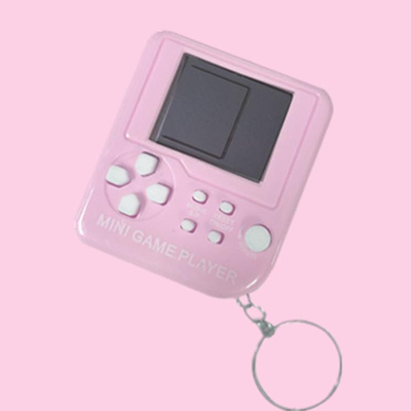 Handheld Mini Tetris Game Console Keychain - Nostalgic Decompression Toy & Creative Gift