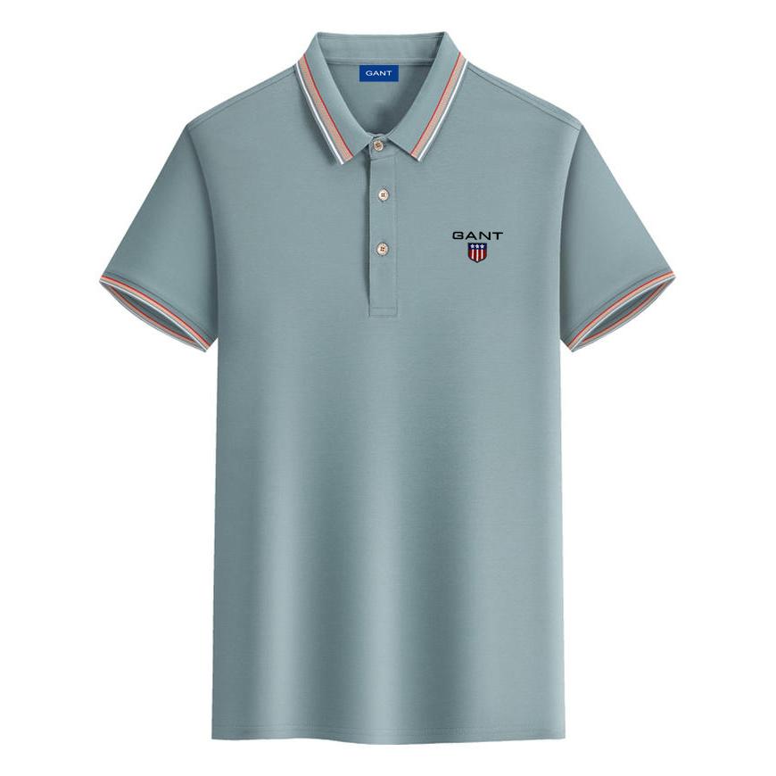 Gant Léto 2025 Nové vyšívané ležérní sportovní polo tričko s límečkem, Rychleschnoucí polo tričko