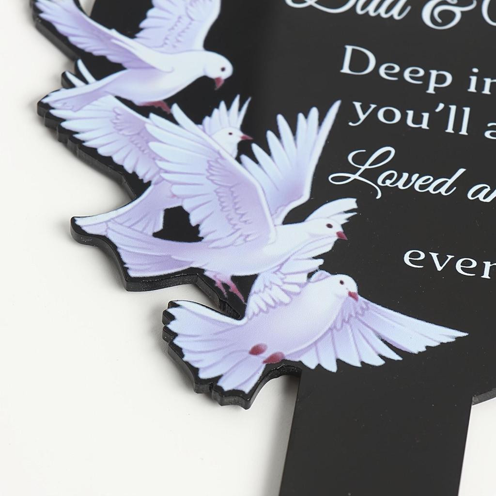 Garden Stake Sturdy Unique Ornament Gifts Patio Stake Versatile 2D Acrylic Plaque for Porch Backyard Pathway Outdoor Patio