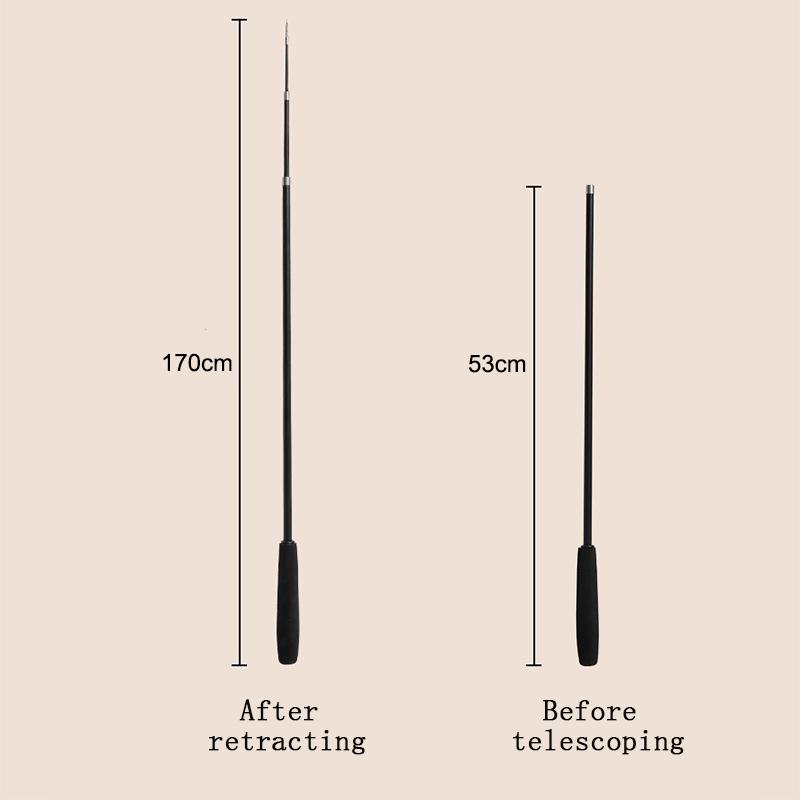Four Section Telescopic Cat Stick 1.8m Super Long Carbon Fiber Fishing Rod Scratch Resistant Feather Cat Toy Pet Supplies