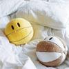 32Cm Creative Smile Ball Plush Toy Cute Basketball Pillow Car Home Basketball Doll Smiley Ball Vent Throw Doll Pillow