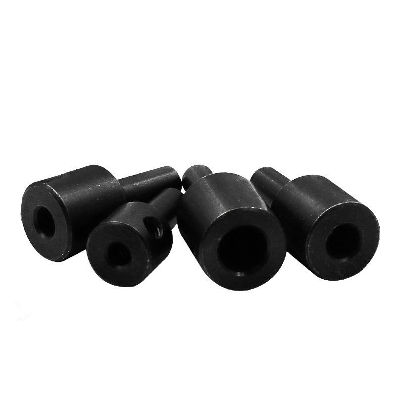 JT0 Micro Drill Chuck with Connecting Shaft, 0.3-4mm Capacity, Optional Bore Diameter: 4/5/6/8mm