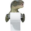 Drill-Free Dinosaur Toilet Paper Holder Wall Mounted Resin Paper Towel Dispenser  For Kitchen