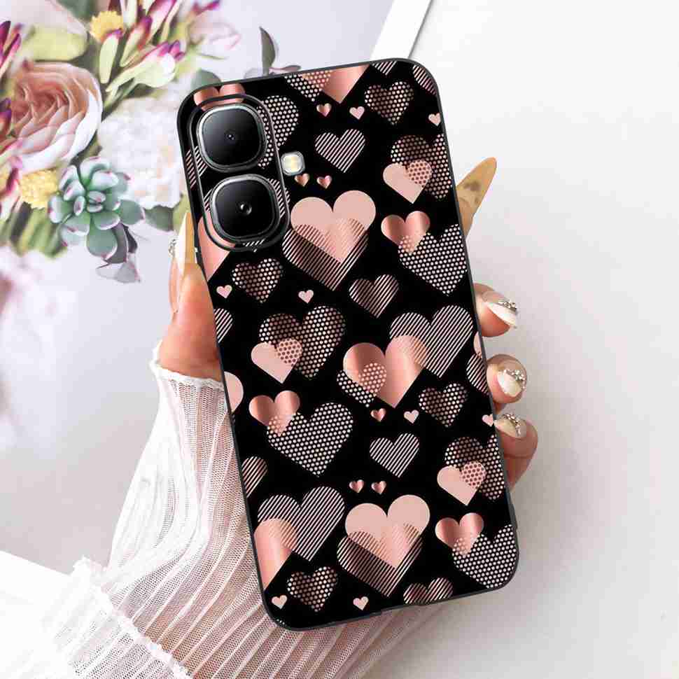 For Infinix Smart 20 4G X6840 X6840B Case Cartoon Cat Dinosaur TPU Black Cover For  Infinix Smart20 smart 20 4G Phone Casing