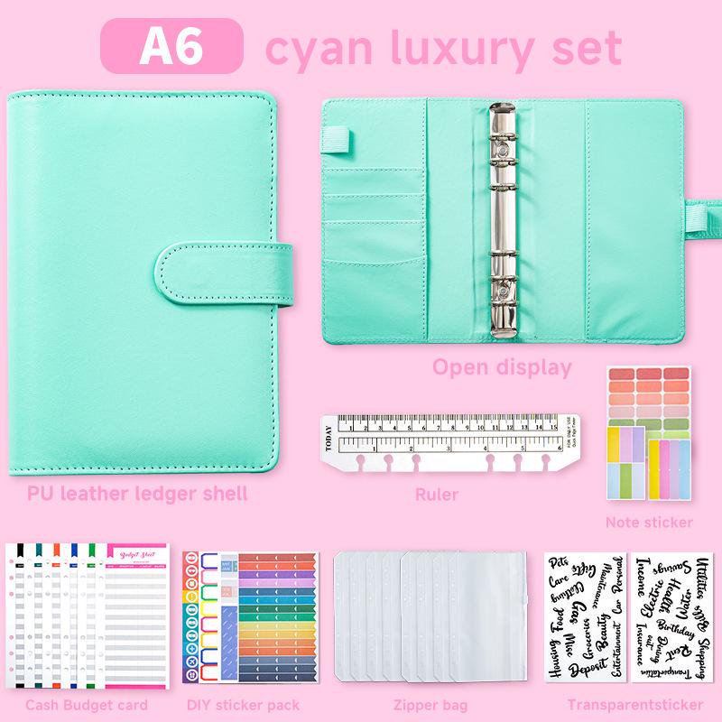 Custom Macaron Loose-Leaf Notebook with Zipper Bag - High-Value Binder and Hand Ledger