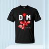 2025 Fantastici T-shirt Uomo Rosa Nero Di Depeche Mode Maglietta Casual Oversize T-shirt A Doppia Faccia Magliette Maschili Grafica
