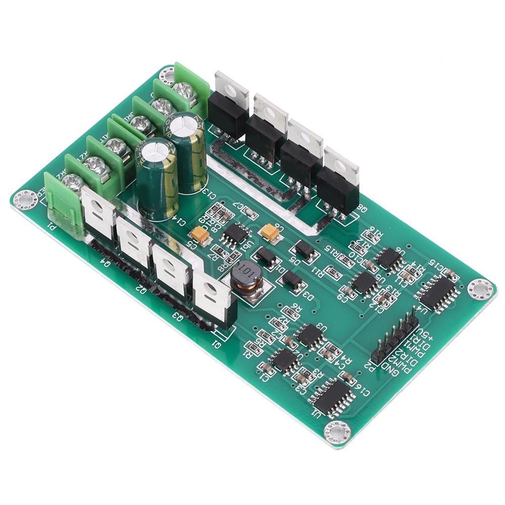 Industrial 15A Dual Channel DC Motor Drive Module With Brake Function Electronic Component