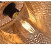 Natural  Handmade Bamboo Woven Lamp Decorative Lighting Wooden Bamboo Chandeliers Creative Pendant Light Restaurant