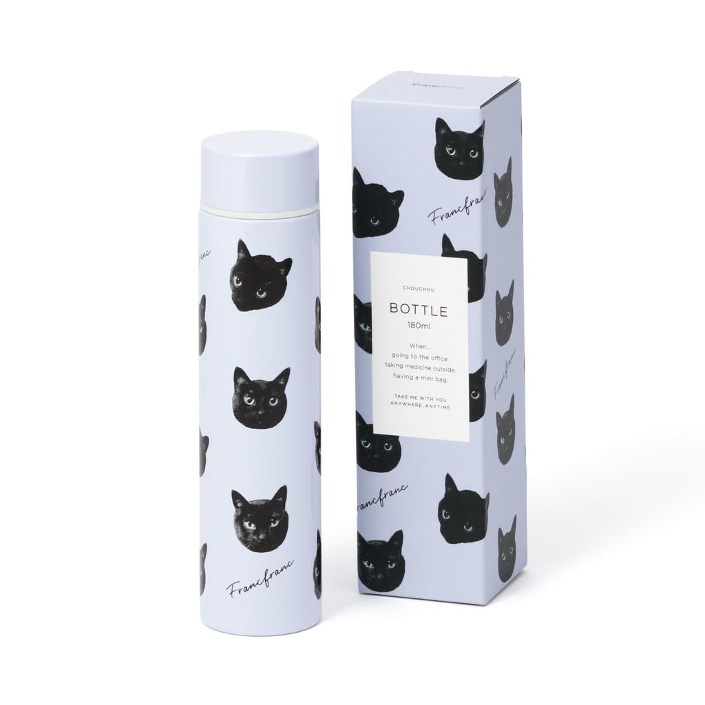 Bottiglia Termica Isolata Sottovuoto Francfranc Multi-Flower 180ml [Tutti e 3 i Colori] Compatto Slim | Borraccia Caldo & Freddo