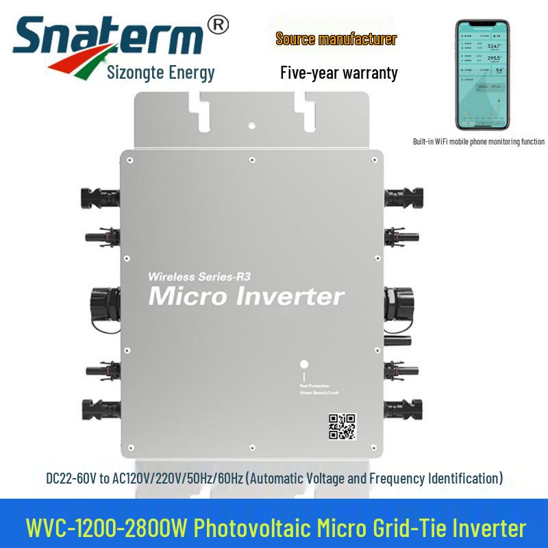 WVC Grid-Tie Inverter Series: 300, 350, 600, 700, 1200, 1400, 1600, 2000, 2400, 2800.