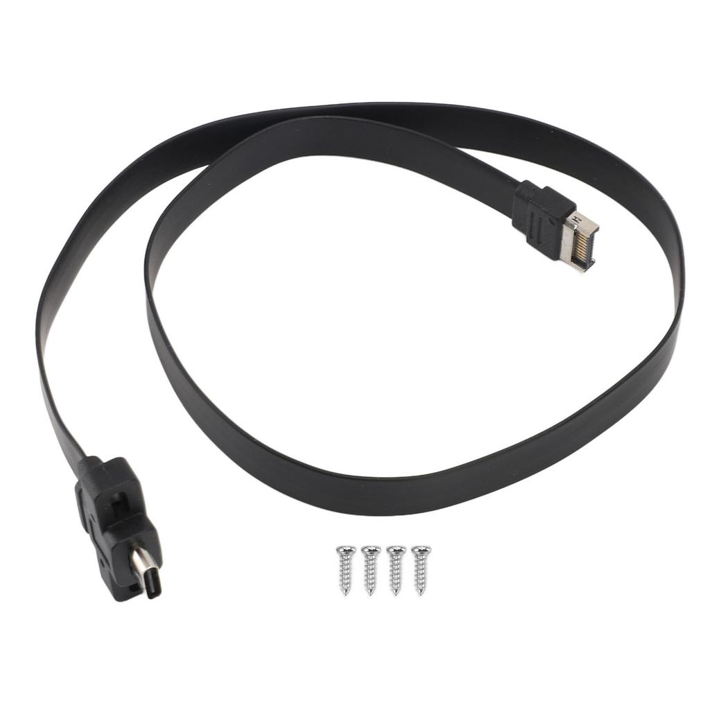 Type E To Type C Cable Front Panel Adapter 20Gbps Data Transfer Converter Cord 0.5M Length