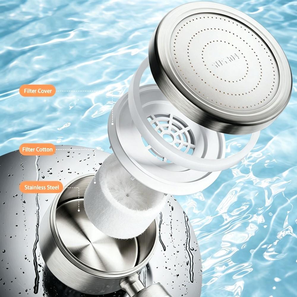 1 PC New SPA Handheld Shower Head That Can Filter Impurities, Provides a High-Quality Shower Experience