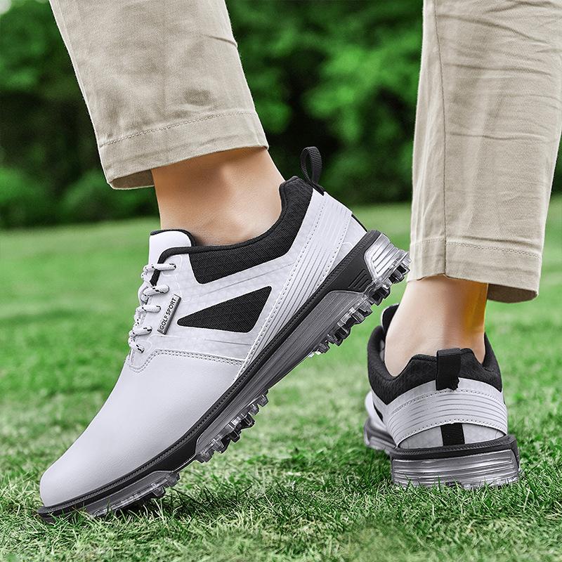 Autumn and Winter New Men's Golf Shoes Low-top Casual Shoes Thick-soled Sports Men's Shoes with Nails Outdoor Men's Shoes Trendy Shoes