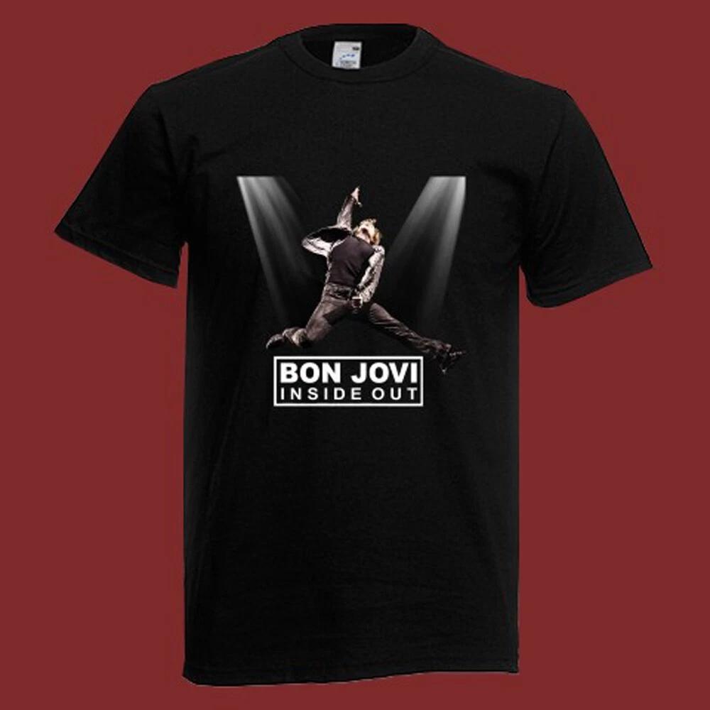 Bon Jovi Inside Out Men s Black Size S-5XL 3XL