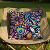 Ethnic Bohemian Pattern Cushion Cover Soft Reversible  Durable Pillow Cover  MultiScene Use for Home  Car Daily Comfort