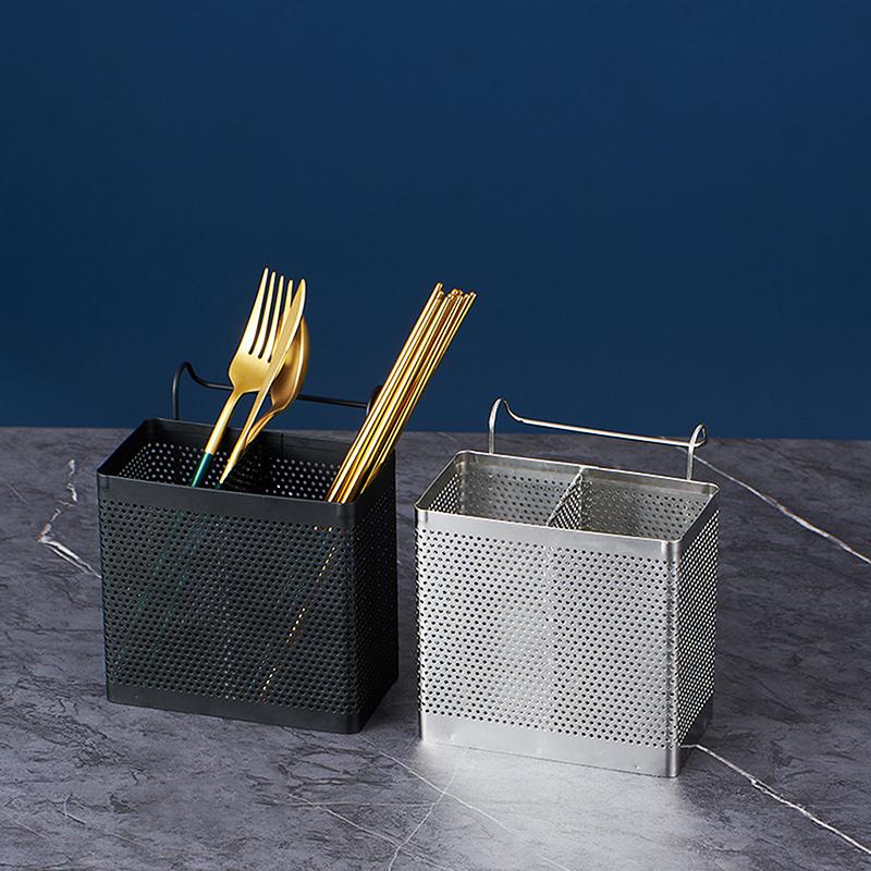 Stainless Steel Utensil Holder For Dish Rack Chopstick Basket Silverware Drying Rack Holder For Dishwasher Utensil Drying Rack