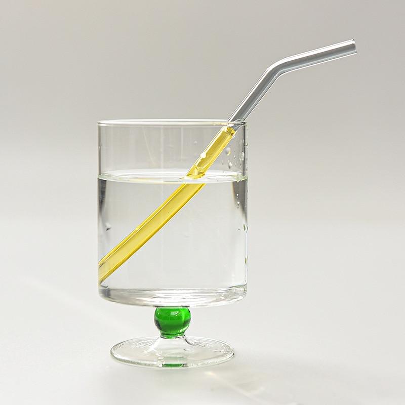 Glass Straw High Borosilicate Beautiful Practical for Adults And Kids