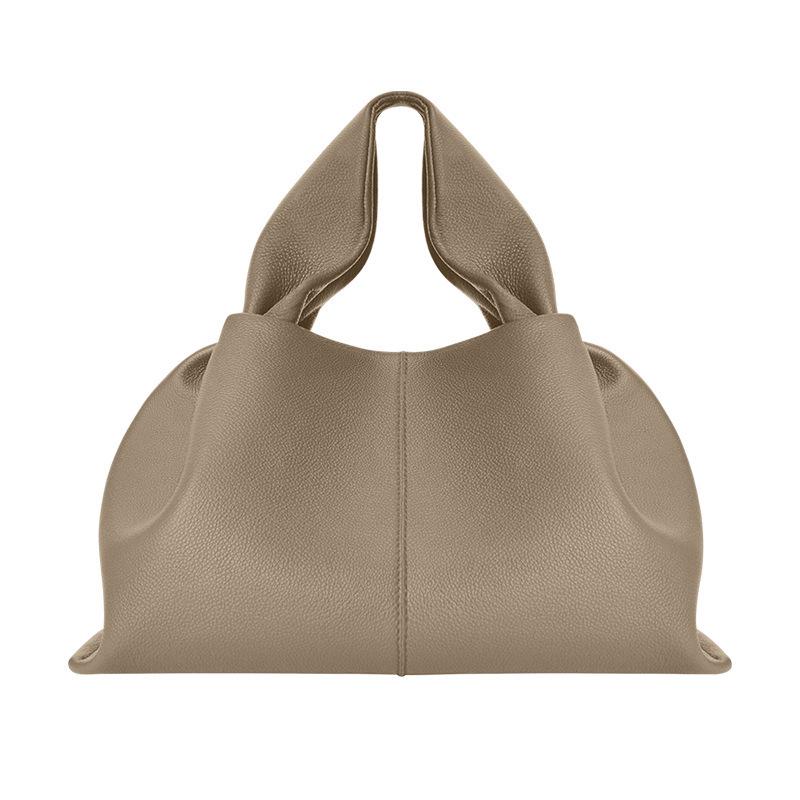 Knödel Wolken Tasche Neue Französische Nischen Design Handtasche Echte Ledertasche