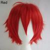 Orion Men Women Multi-Color Short Straight Hairpiece Full Wig for Anime Party Cosplay