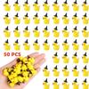 Mini Resin Duck Tiny Ducks Witch Hat Miniature for Craft Dollhouse Fairy Garden Home Decoration