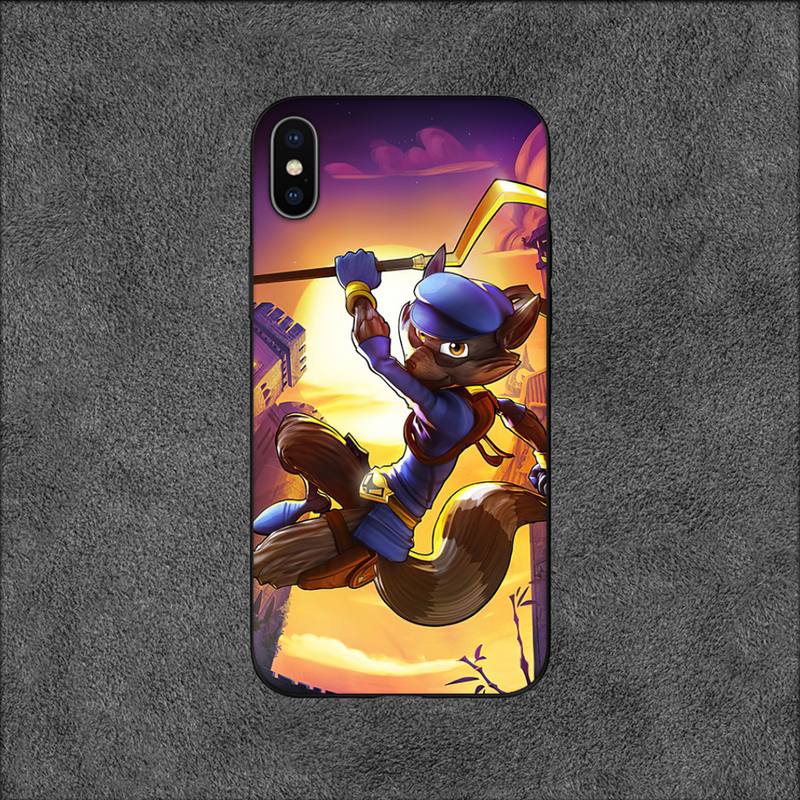 

Sly Cooper синий чехол для телефона iPhone 11 12 Mini 13 14 Pro XS Max X 8 7 6s Plus SE XR Shell iPhone8plus