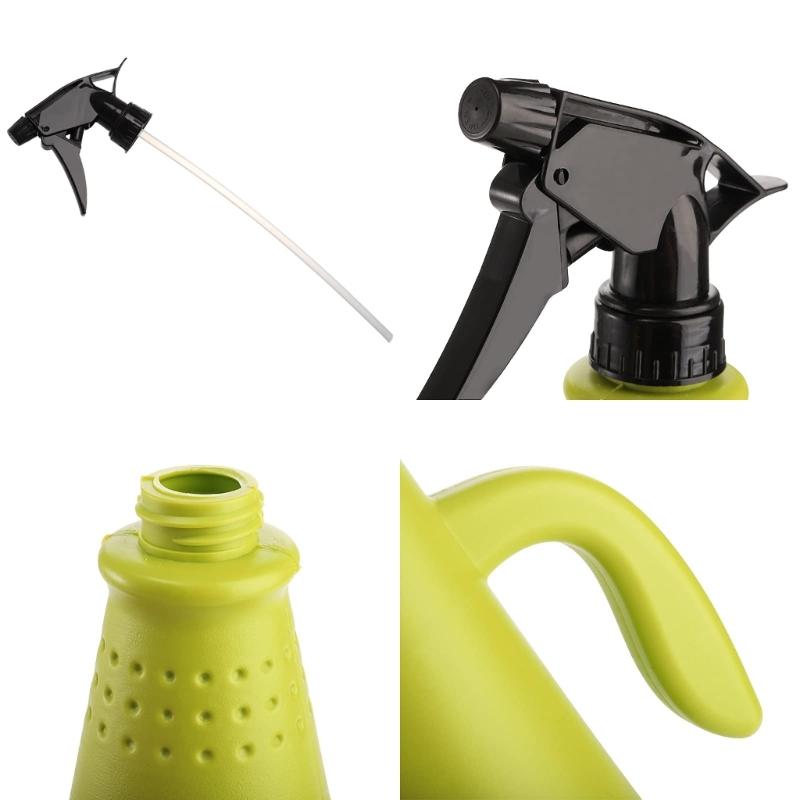 Ergonomic Pressure Sprayed Bottle Watering Can 850ml Capacity 360 Degree Rotating Sprinkler Fit for Indoor Outdoor Plant