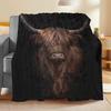 Hochlandkuh Flanelldecke Ultra Weich Gemütlich Warm Plüsch Fleece Decke Für Bett Couch Sofa Wohnzimmer Schlafzimmer Outdoor Camping