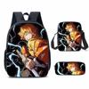 New Cartoon Super Moon Blade Three Piece Backpack Set for Primary and Secondary School Students