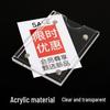 Transparent Acrylic Magnetic Label Holder