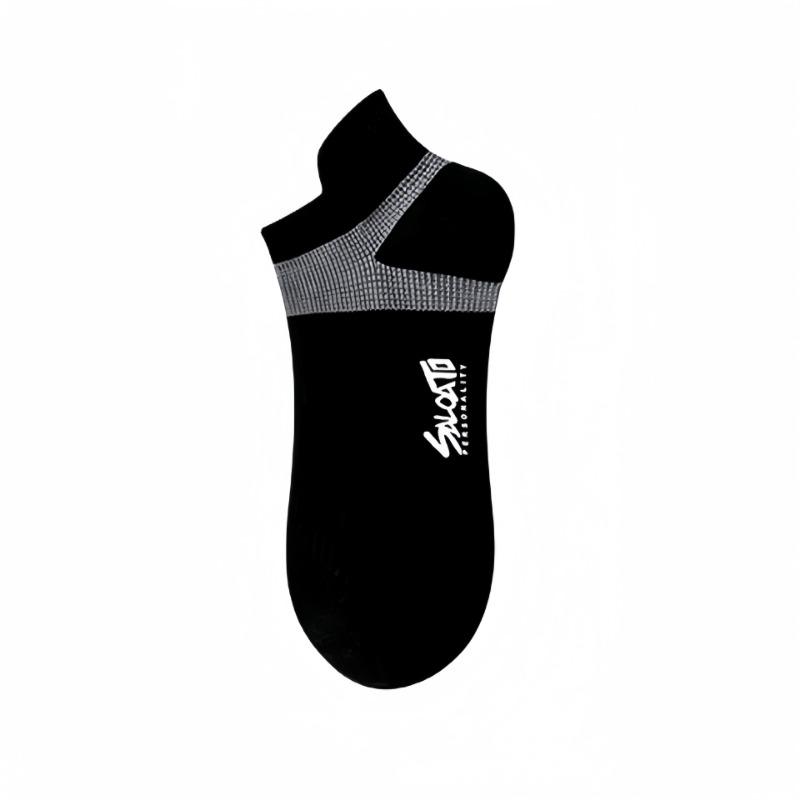 Sports Socks, Men's Short Socks, Pure Cotton Anti-odor, Summer Professional Running, Marathon, Badminton, Men's Basketball, Boat Socks