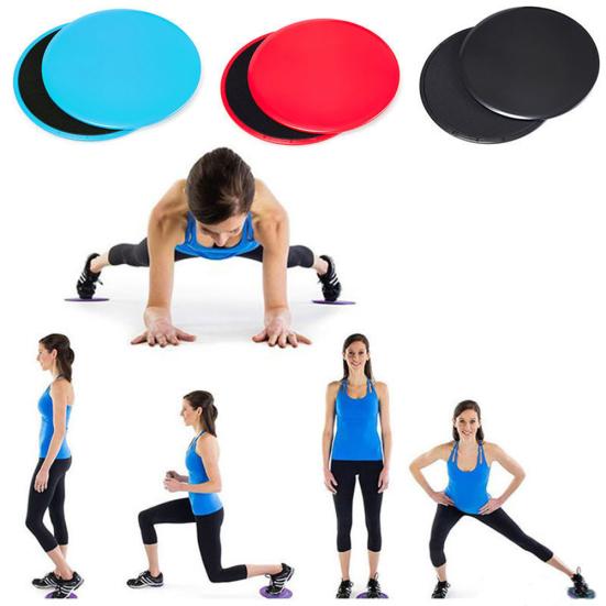 1 paar Fitness Gliders Core Sliders Workout Gym Oefening Training Slide Discs