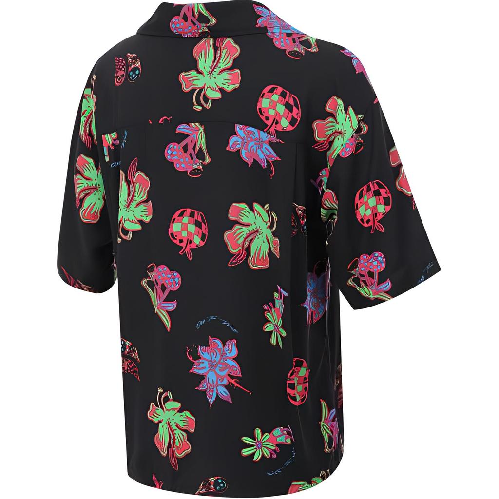 Vans Soft And Skin-Friendly Versatile Short Sleeve Shirt Women Tops Black VN000GSYCRU