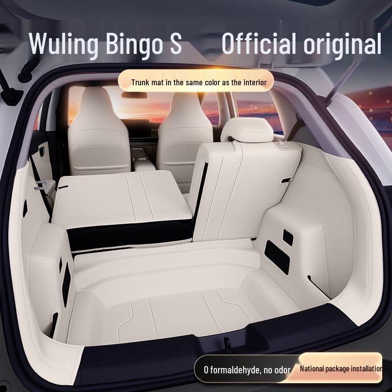 Full Coverage Trunk Mat for Wuling Bingo S: Interior Car Accessory for 25 Models