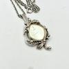 SEIKO Pocket Watch Pendant Silver 230212 [New Battery] 1400-6970