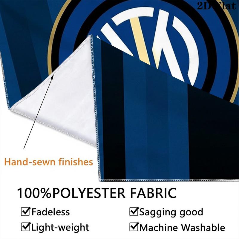 Inter Milan Iconic Crest Design Bedding 1 Duvet Cover 2 Pillowcase Without Core Christmas Birthday Gift Bedding Set