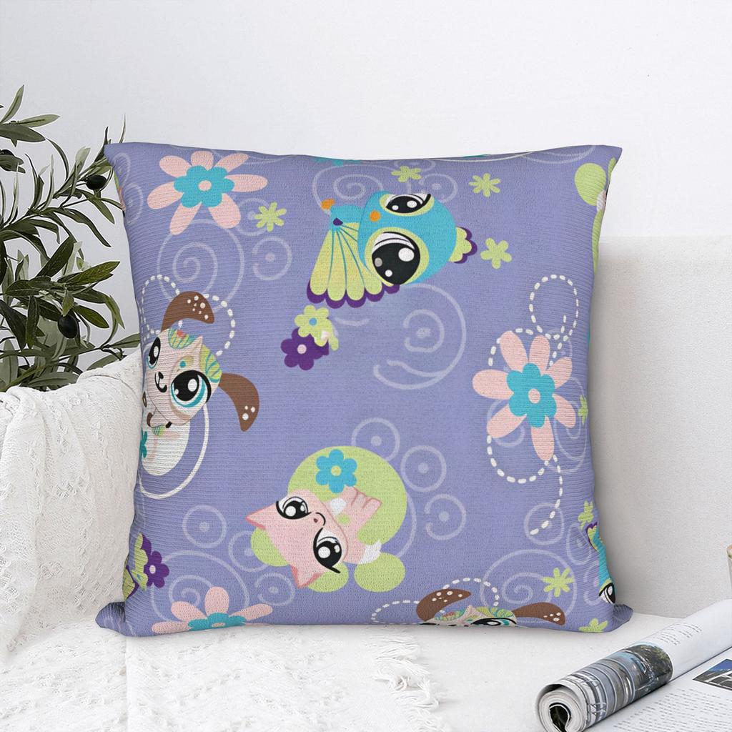 Littlest Pets Shops Pillow Case Comfy Pillow Cover Funny Pillowcases For Office Car Home Decor