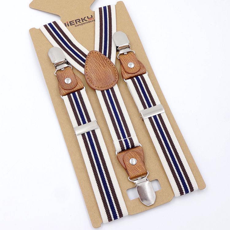 Kids Three-Clip Suspenders for Boys & Girls - Spring & Autumn Korean Style