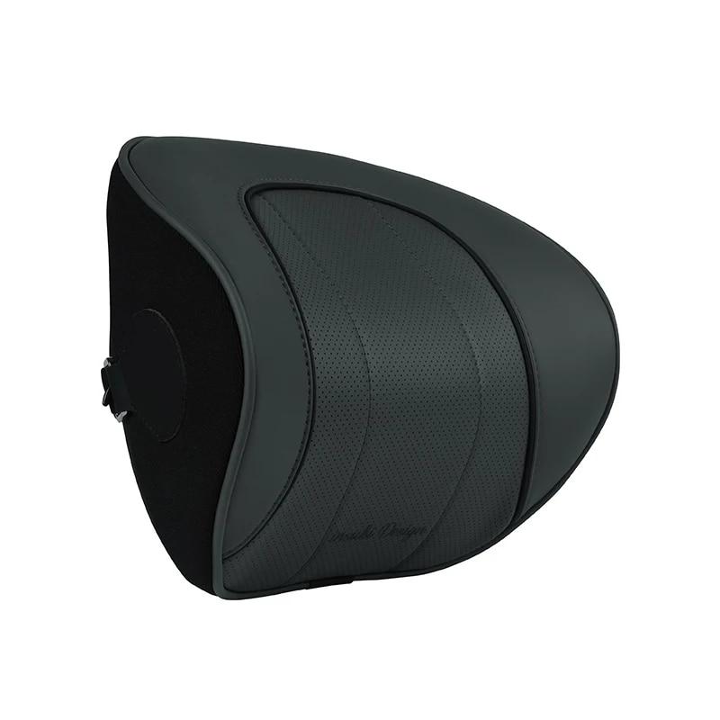 NAPPA Leather Car Neck Pillow Silver Ion Antibacterial Memory Foam Headrest Support For Travelling Home Car Interior