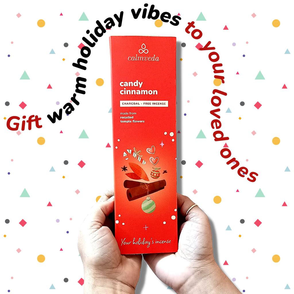 Bâtonnet d'encens Cannelle Bonbon de Noël - 80 Bâtonnets d'encens