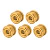 5Pcs Bicycle Bike Chainring Screw Chainwheel Bolt for Single Double Triple Speed(gold 5mm)